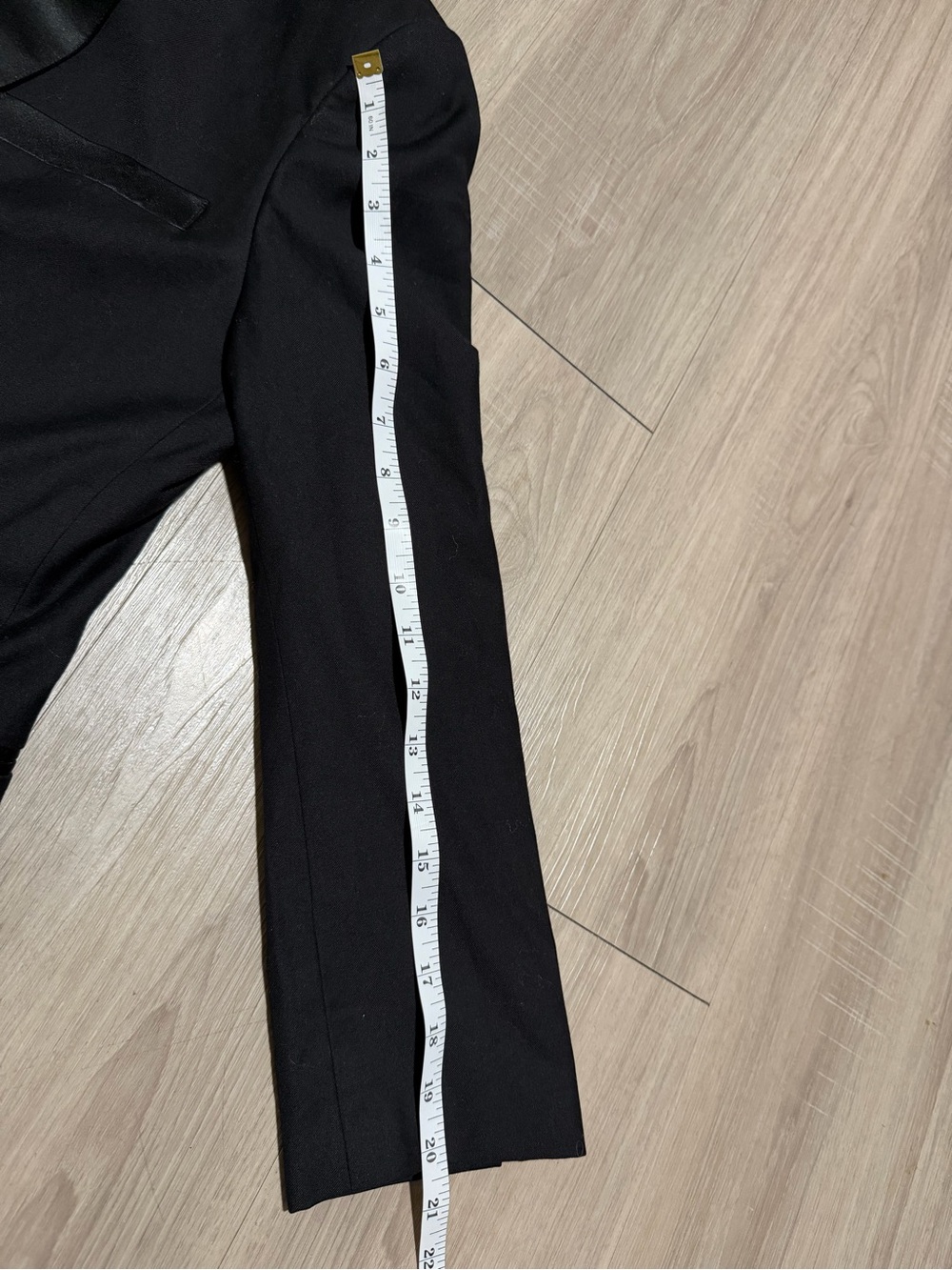 Calvin Klein boys black tuxedo-style blazer, size 16 Regular. - Picture 6 of 9